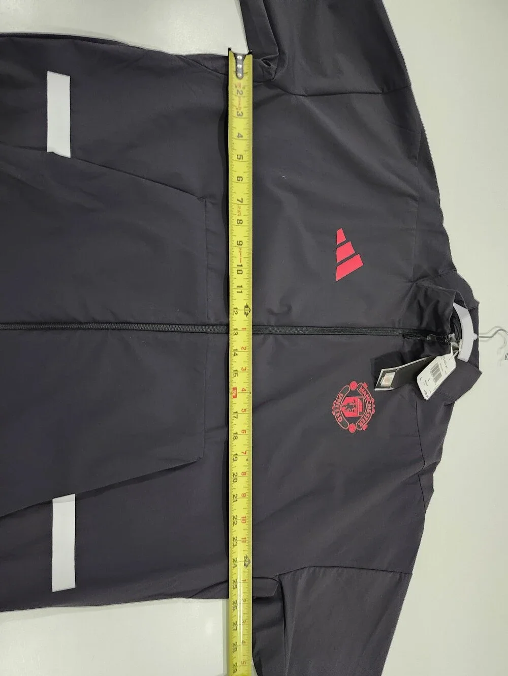 Adidas Manchester United ZNE Anthem N/A Full-Zip Jacket Men's Size Large JM5559